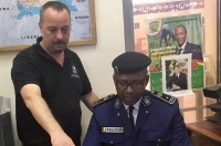 Didier Clergeot, Coordinator of INTERPOL’s Integrated Border Management Task Force, and Naby Ibrahima Traoré, Head of Guinea’s Security and Document Fraud Department, discuss INTERPOL’s policing capabilities.